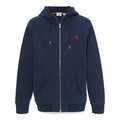 Sudadera con capucha y cremallera suave Dark Sapphire 3XL