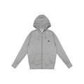 Sudadera con capucha y cremallera suave Medium Grey Heather XL