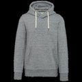 Sudadera con capucha diseño vintage Slub Grey Heather L