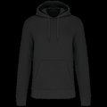 Sudadera capucha ecorresponsable Black S