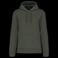Sudadera capucha ecorresponsable Green Marble Heather Xl