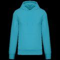 Sudadera capucha ecorresponsable Sea Turquoise S