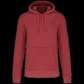 Sudadera capucha ecorresponsable Terracotta Red 3XL