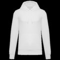 Sudadera capucha ecorresponsable White Xxl