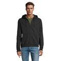 Sudadera Capucha Hombre 280gr Negro/ Negro Opaco XXL