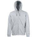 Sudadera capucha hombre con cremallera Heather Grey Xxl