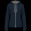 Sudadera capucha mujer Navy / Fine Grey Xl