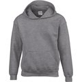 Sudadera capucha niños antibolitas Graphite Heather L