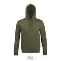Sudadera Capucha Unisex Bolsillo Canguro Army XL