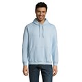 Sudadera Capucha Unisex Bolsillo Canguro Azul Cielo 3Xl