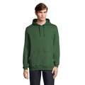 Sudadera Capucha Unisex Bolsillo Canguro Verde Botella Oscuro M