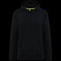 Sudadera con capucha unisex felpa Black XS