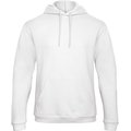 Sudadera capucha unisex Felpa interior White Xl