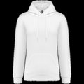 Sudadera con capucha unisex White XXL
