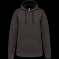 Sudadera clásica con capucha y bolsillo Dark Grey / Black M