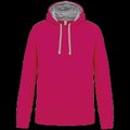 Sudadera clásica con capucha y bolsillo Fuchsia / Fine Grey S