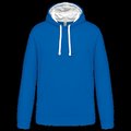 Sudadera clásica con capucha y bolsillo Light Royal Blue / White L