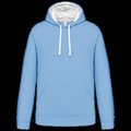 Sudadera clásica con capucha y bolsillo Sky Blue / White 4Xl