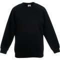Sudadera Color manga raglán niños Black 9/11 ans
