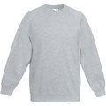 Sudadera Color manga raglán niños Heather Grey 7/8 Ans