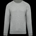 Sudadera colores lisos de algodón Grey Heather M