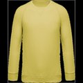 Sudadera colores lisos de algodón Lemon Yellow Xl