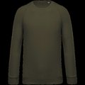 Sudadera colores lisos de algodón Mossy Green M
