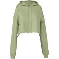 Sudadera corta con capucha Military Green M