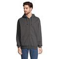 Sudadera con Cremallera y Capucha Antracita Mezcla M