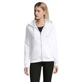 Sudadera con Cremallera y Capucha Mujer 280gr Blanco XL