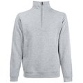 Sudadera con cremallera de cuello alto Heather Grey L