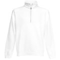 Sudadera con cremallera de cuello alto White Xl