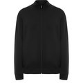 Sudadera Cuello Alto con Cremallera Negro S