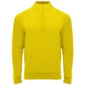 Sudadera cuello con media cremallera Amarillo L