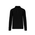 Sudadera cuello polo Black Xl