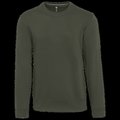 Sudadera cuello redondo algodón Dark Khaki 3XL