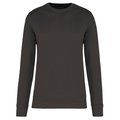 Sudadera cuello redondo ecorresponsable niños DARK GREY 10/12 ans