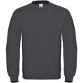 Sudadera cuello redondo lisa Anthracite L