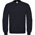 Sudadera cuello redondo lisa Black 4XL