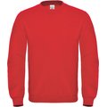 Sudadera cuello redondo lisa Red XL