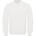 Sudadera cuello redondo lisa White M