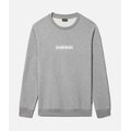 Sudadera de cuello redondo con logotipo Medium grey melange L