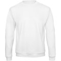 Sudadera cuello redondo unisex White M
