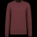Sudadera eco corte recto Wine Heather 4XL