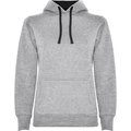 Sudadera Entallada Mujer con Capucha GRIS VIGORE/NEGRO S
