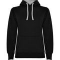 Sudadera Entallada Mujer con Capucha Negro/Gris Vigoré 2Xl