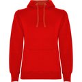 Sudadera Entallada Mujer con Capucha Rojo M