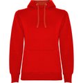 Sudadera Entallada Mujer con Capucha Rojo S