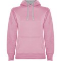 Sudadera Entallada Mujer con Capucha ROSA CLARO/GRIS VIGORE M