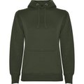 Sudadera Entallada Mujer con Capucha VERDE AVENTURA XL